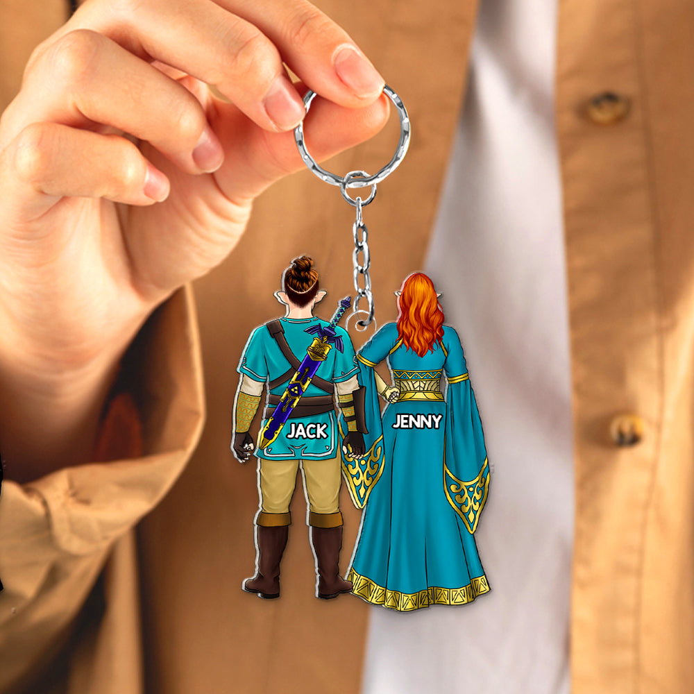 Personalized Gifts For Couple Keychain 05Huqh100124Hg