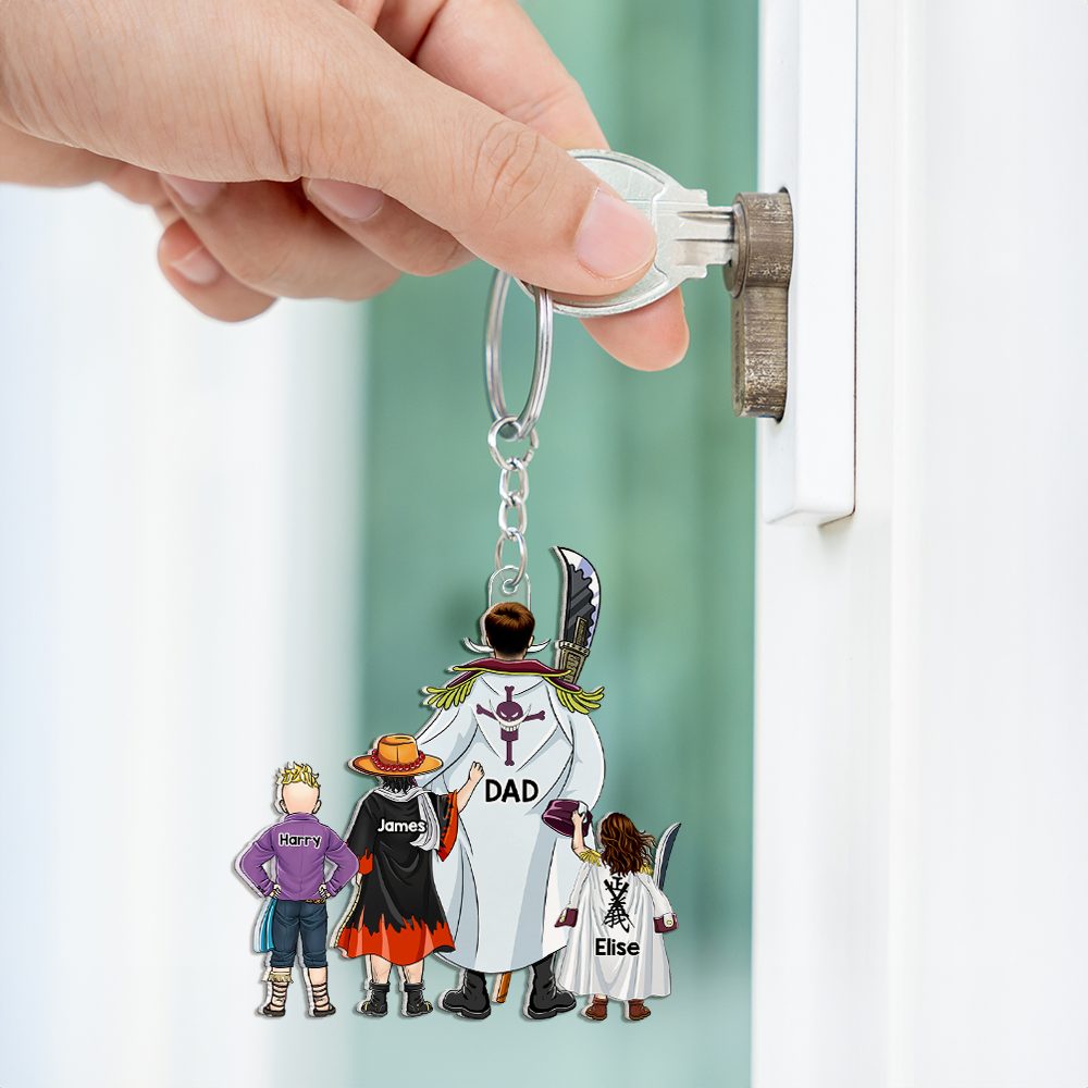 Dad Keychain- Personalized Gifts For Dad 02Qhhu120525Pa - Image 2