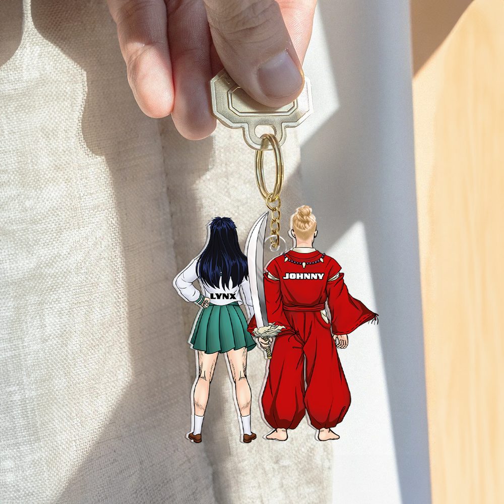 Personalized Gifts For Couple Keychain Anime Couple 06Qhhu130125Pa - Image 3
