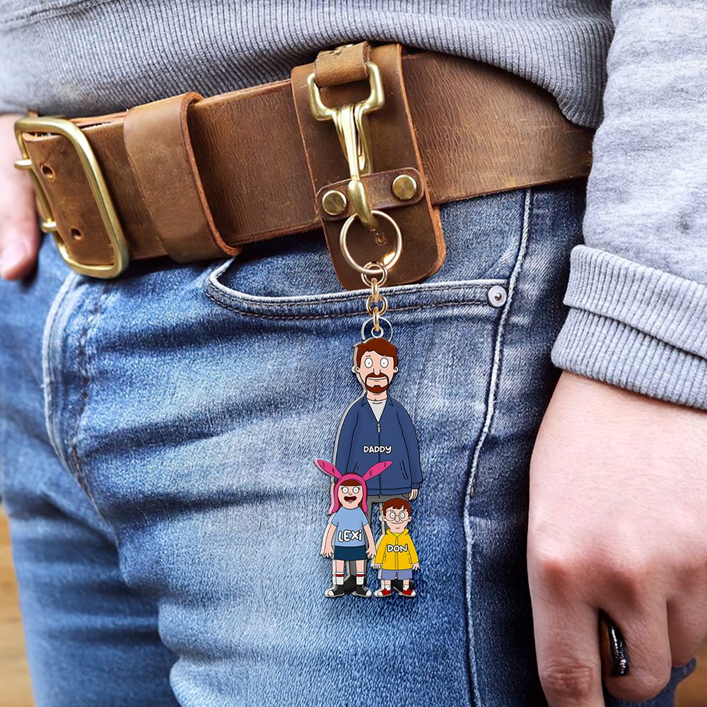 Personalized Gifts For Dad Keychain 01Qhhu040325Hg - Image 3