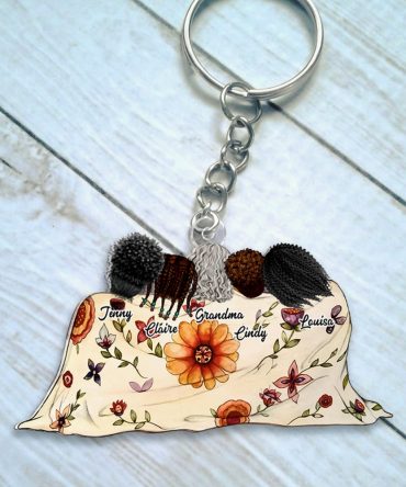 Personalized Gifts For Mom Keychain Mom And Daughters 02Qhhu250225Hh