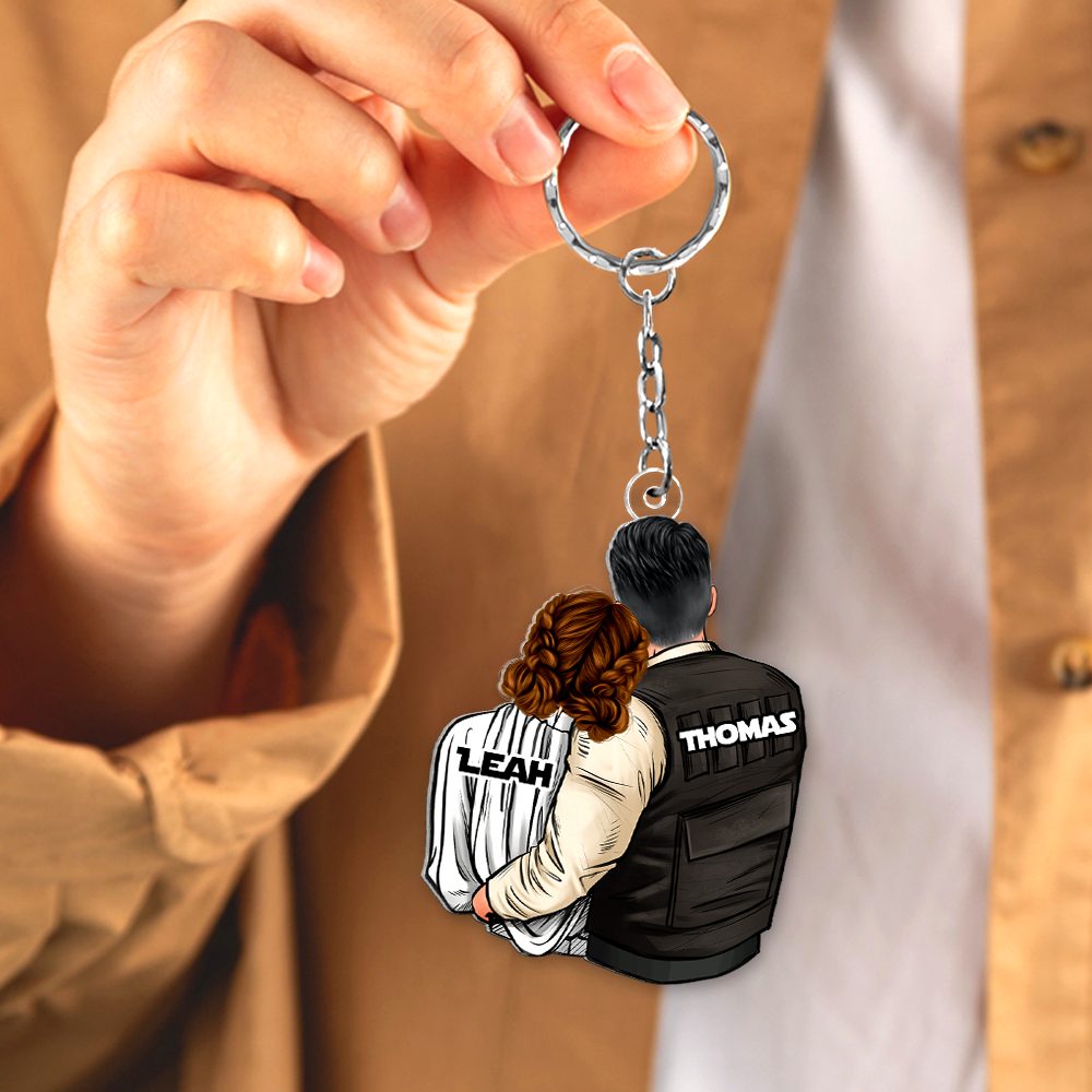 Personalized Gifts For Couple Keychain 09Qhhu110125Hh