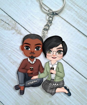 Personalized Gifts For Couple Keychain 13Qhhu150125Hh