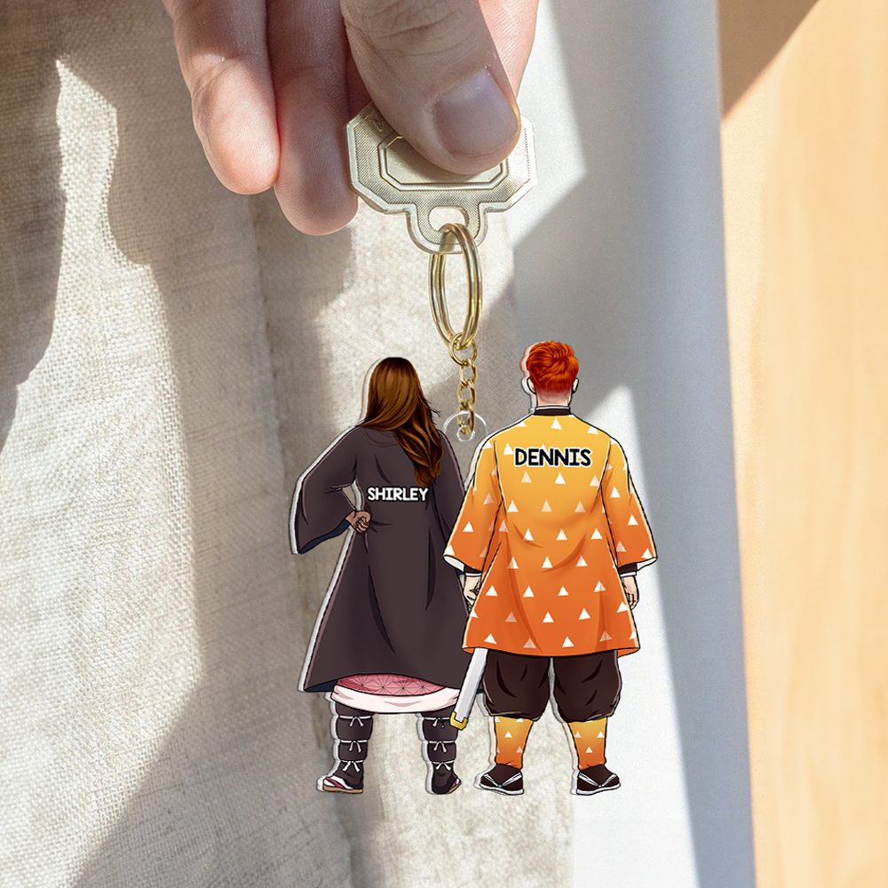 Personalized Gifts For Couple Keychain 03Qhhu130125Hg - Image 2