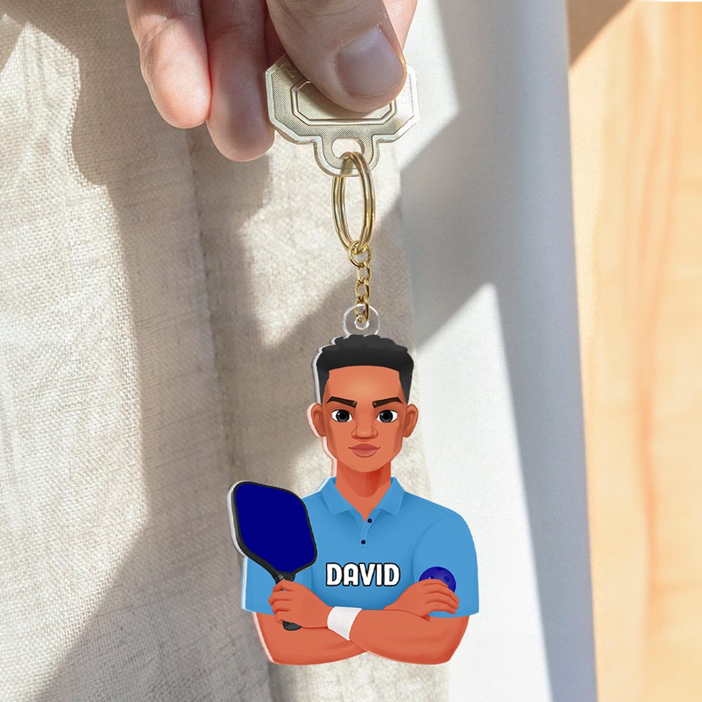 Personalized Gifts For Pickleball Lover Keychain 013Qhhu220125Pa
