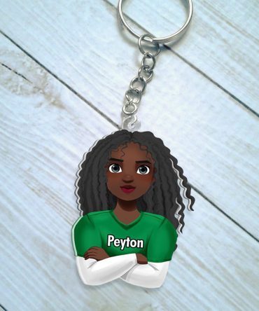 Personalized Gifts For Football Lover Keychain 033Qhhu200125Hg