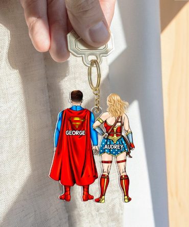 Personalized Gifts For Couple Keychain 02Qhhu100125Pa