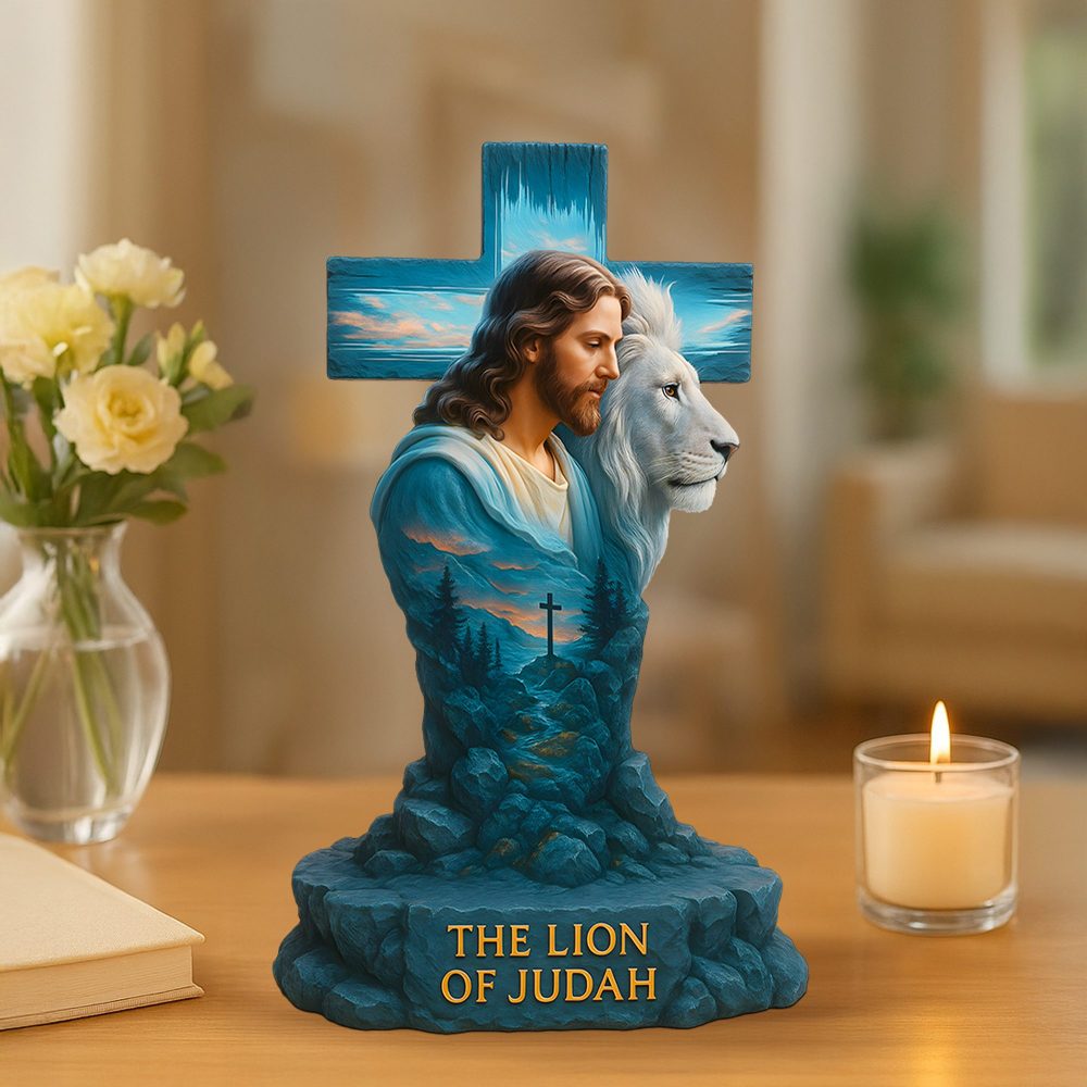 Jesus The Lion Of Judas Acrylic Plaque, Gifts For Christians With Loyal Faith 05Qhpu170725 - Image 2