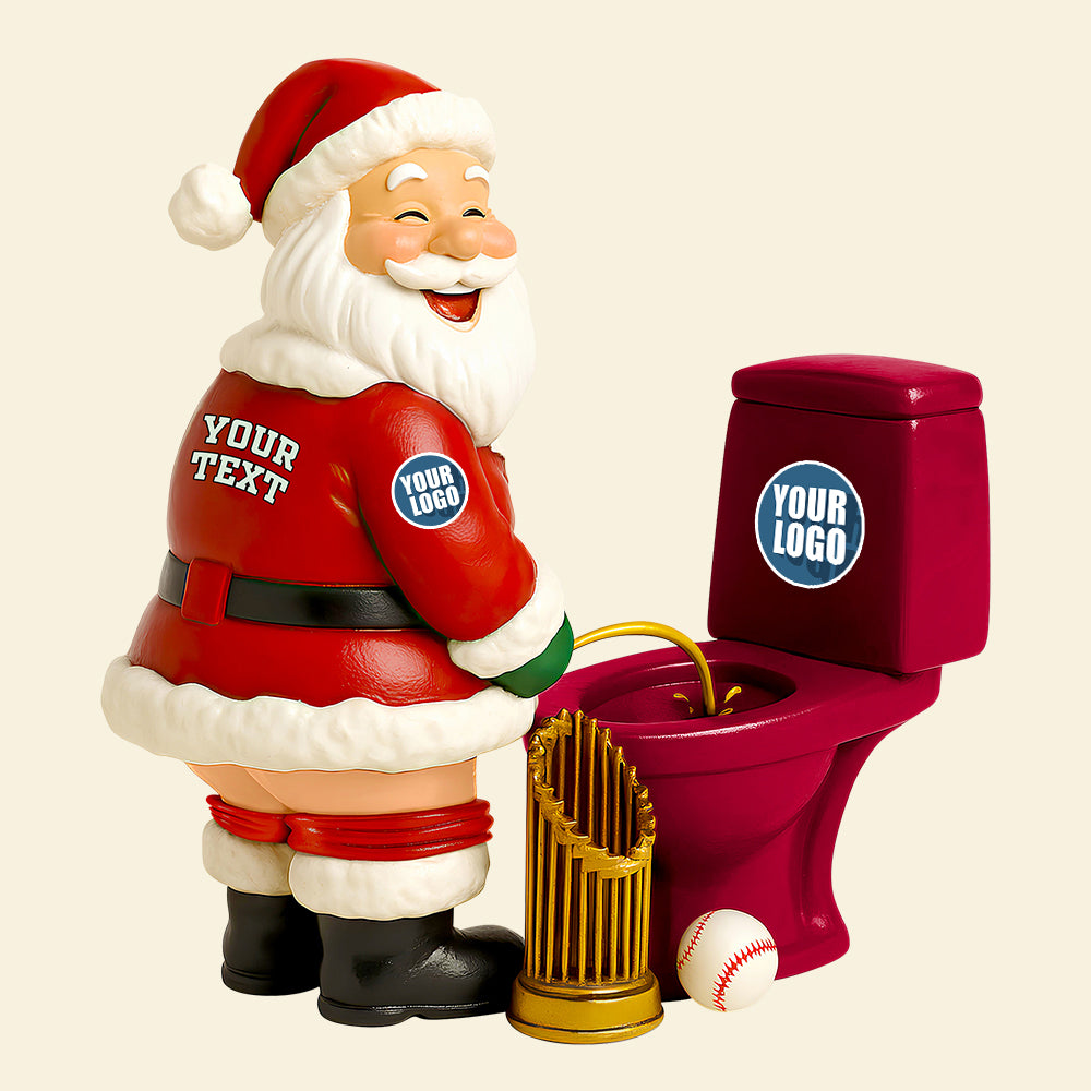 Santa’S Funny Rivalry Christmas Acrylic Plaque - Personalized Gifts For Fans 01Hudt131025 - Image 3