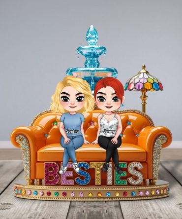 Besties Plaque - Personalized Gifts For Besties 02Natn220525