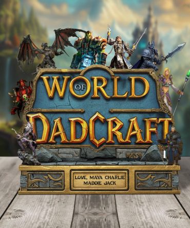Dadcraft Acrylic Plaque Personalized Christmas Gifts For Gamer Dad 02Qhtn090525