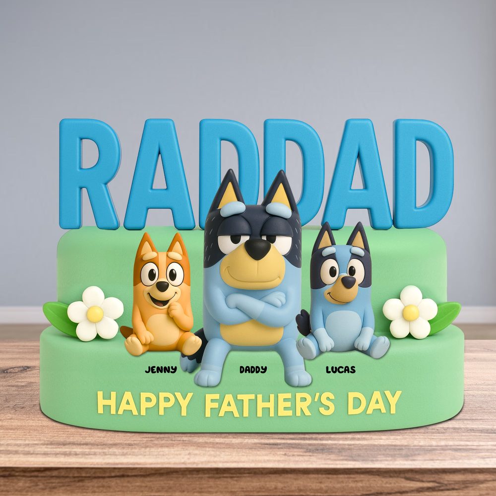 Rad Dad Plaque Personalized Gifts For Dad 05Natn120525 - Image 3