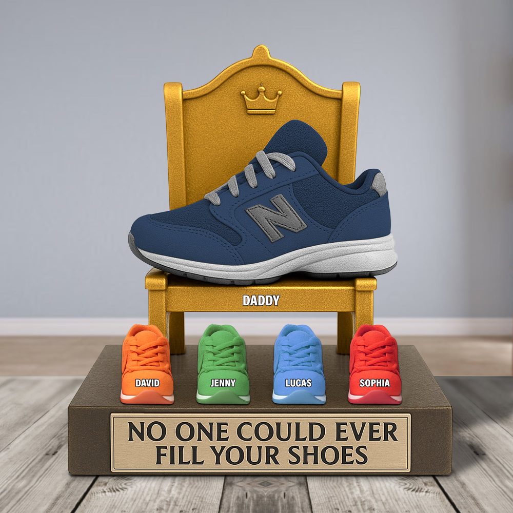 Sneaker Dad Plaque - Personalized Gifts For Dad 02Natn060525 - Image 3
