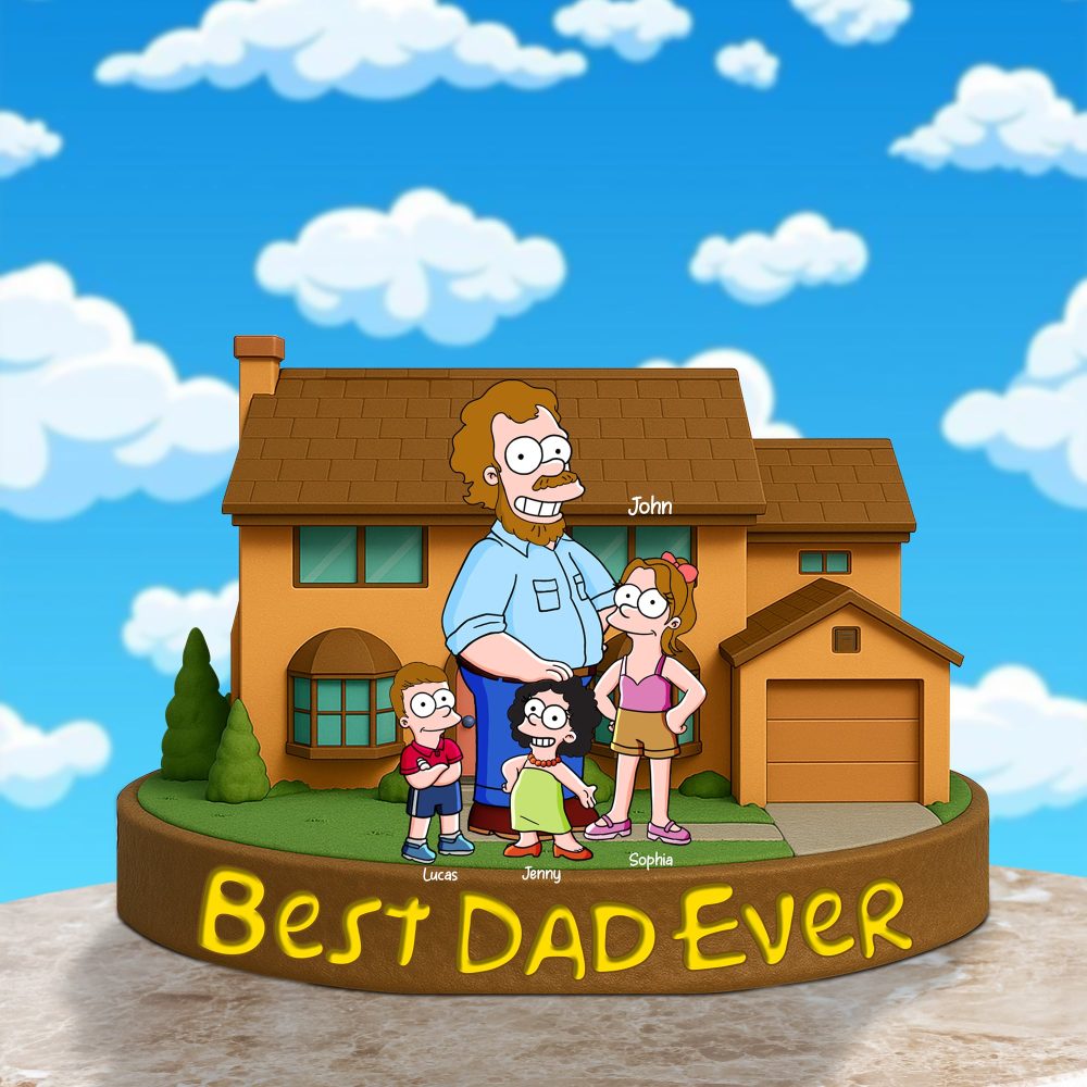Personalized Gifts For Dad Plaque Best Dad Ever 05Totn140425Pa