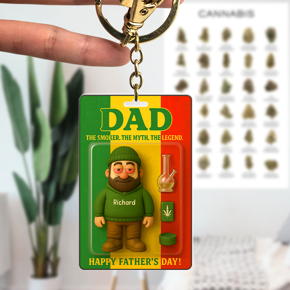 The Legend Dad Acrylic Keychain - Personalized Gifts For Father 02Toqn260425 - Image 4