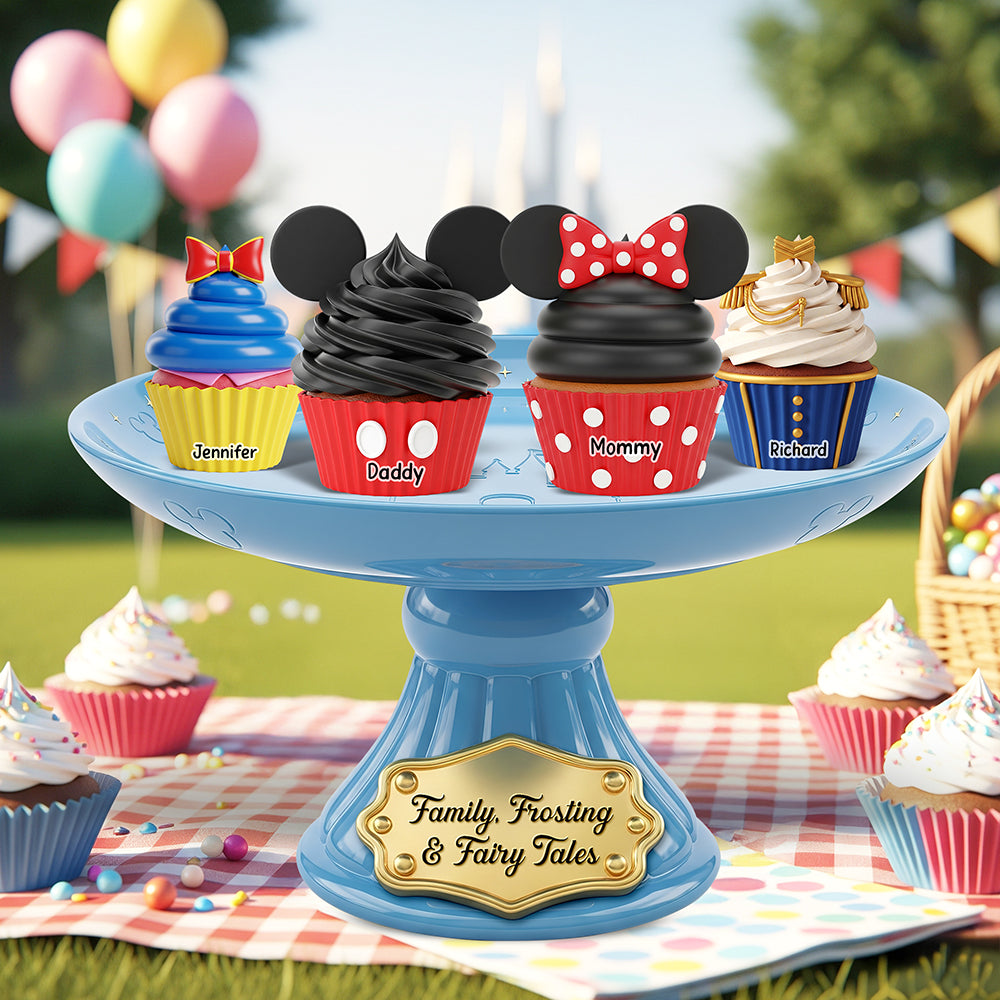 Family Cupcakes Acrylic Plaque Personalized Gifts For Family 05Ohqn040625 - Image 2