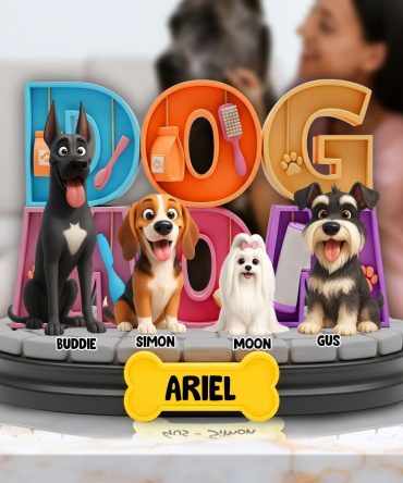 Adorable Dog Acrylic Plaque - Personalized Gifts For Dog Lovers 06Tglu260625