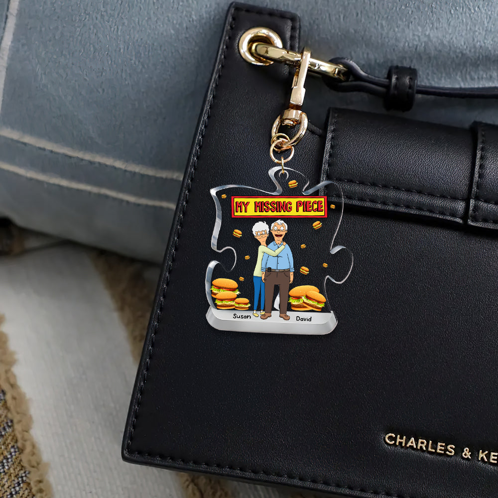 Personalized Gifts For Couple Keychain My Missing Piece 03Ohmh140225Hg - Image 3