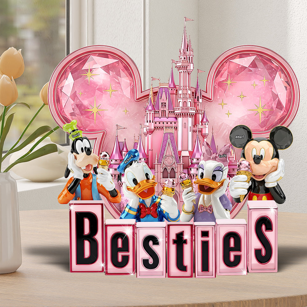 Cartoon Friends Acrylic Plaque – Personalized Gifts For Besties 03Ohqn060625 - Image 3