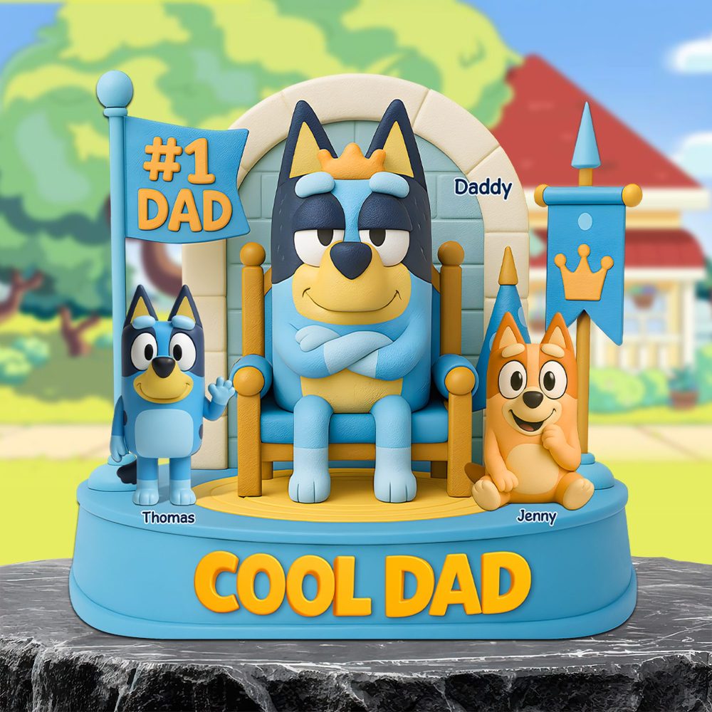 Dog Dad Plaque - Personalized Gifts For Dad 01Napu090525 - Image 3