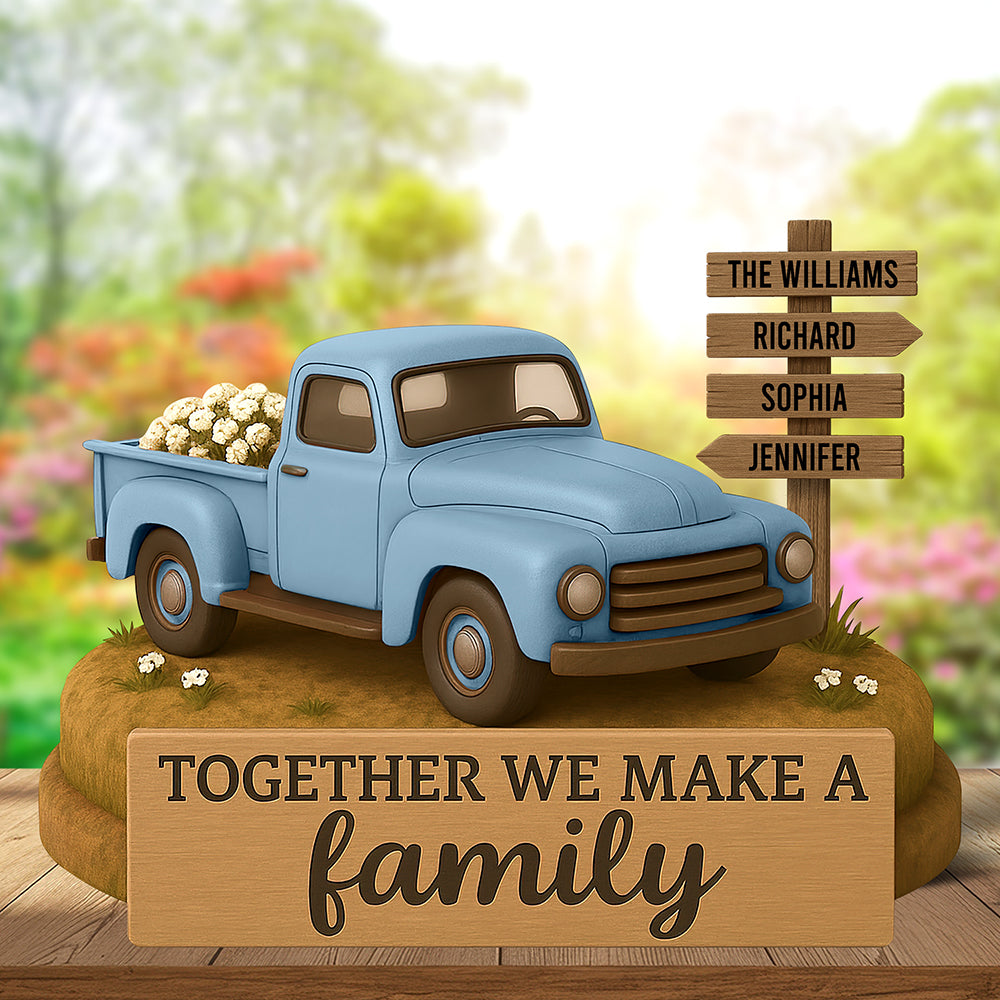 Farmer Family Acrylic Plaque Personalized Gifts For Family 01Naqn170525 - Image 2