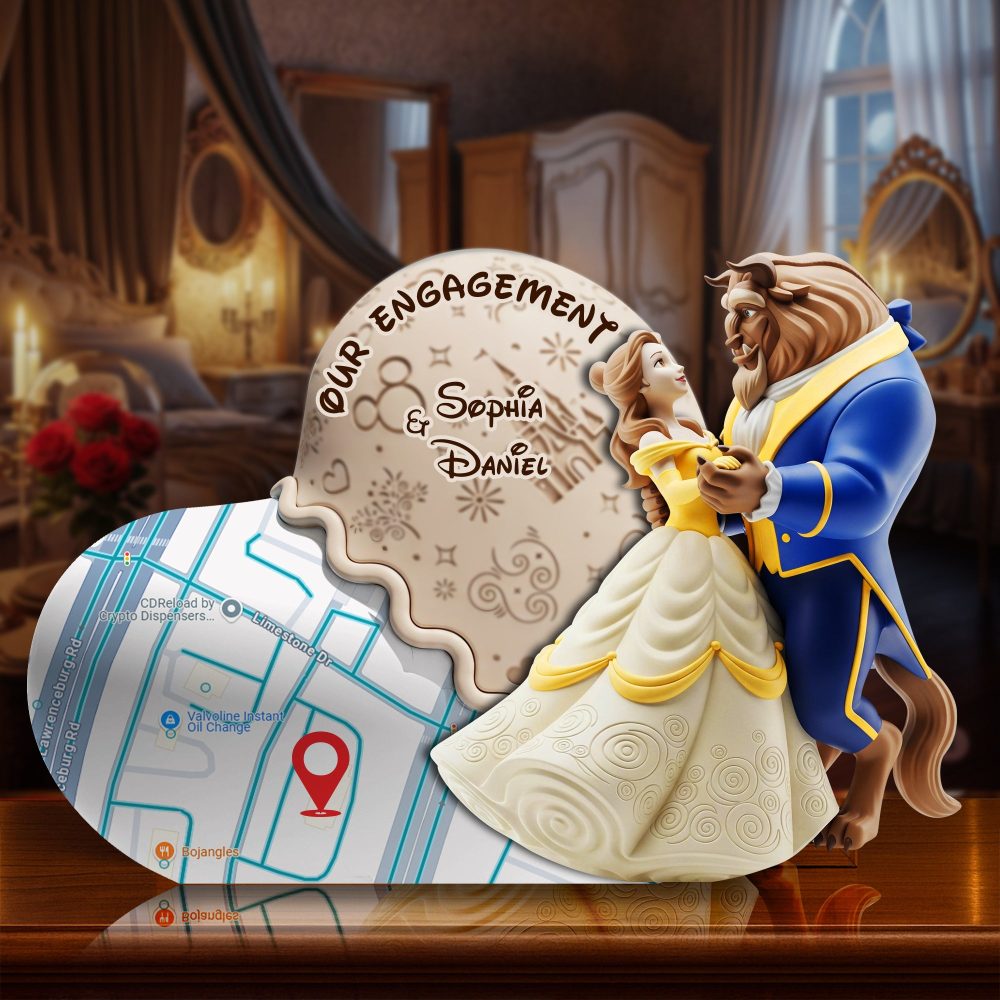 Couple'S Sweet Engagement Acrylic Plaque - Personalized Gifts For Couples 01Ohlu170725 - Image 4