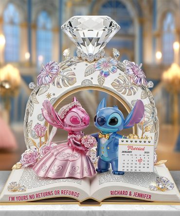 Romantic Aliens Acrylic Plaque - Personalized Anniversary Gifts For Couple 04Tgqn230625