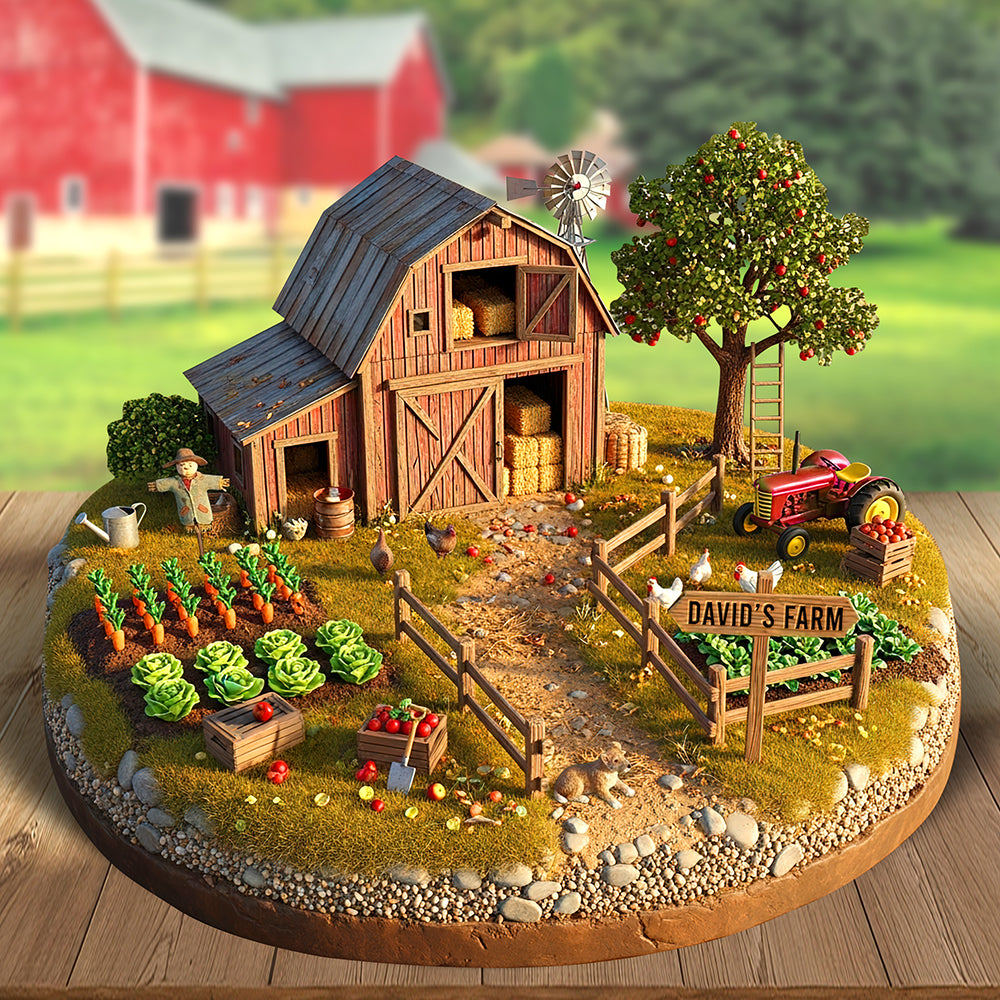 Farmhouse Acrylic Plaque - Personalized Gifts For Farmers 04Toqn240625 - Image 2
