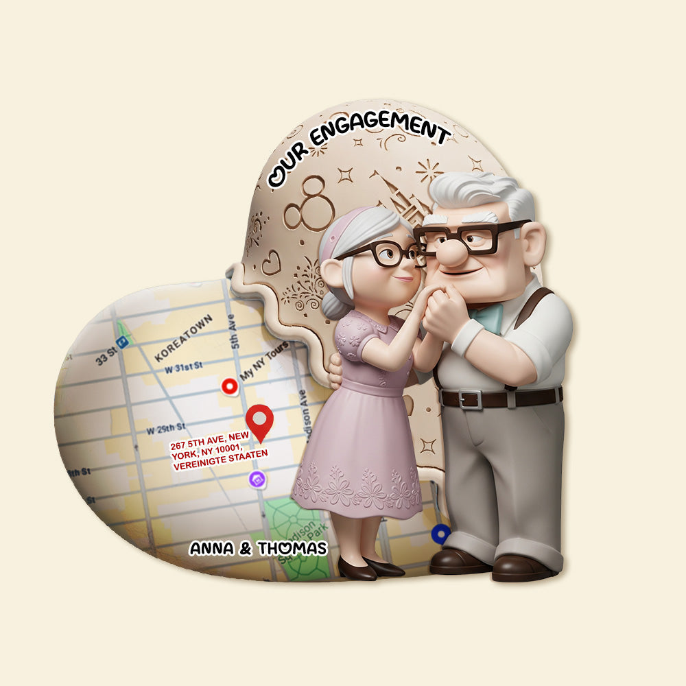 Old Couple Plaque - Personalized Gifts For Couple 01Ohmg170725 - Image 3