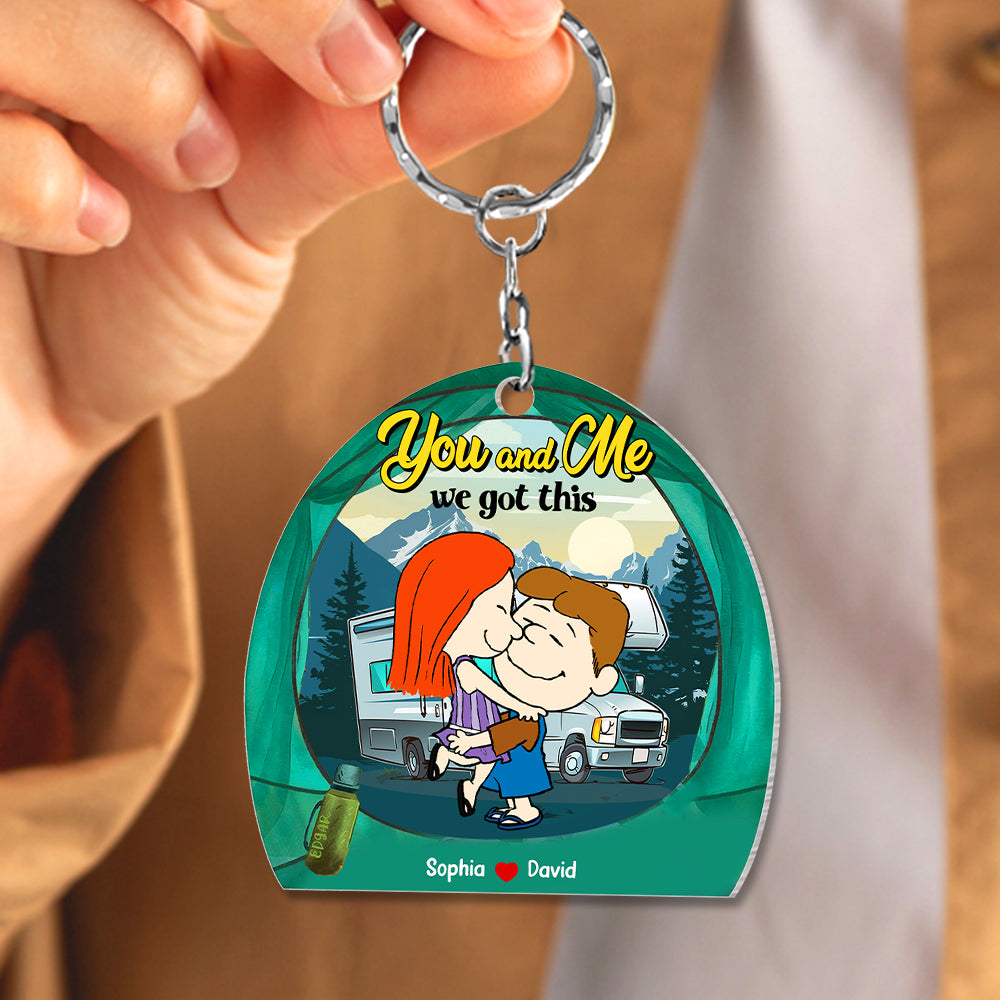 Personalized Gifts For Couple Keychain 03Ohtn200125Hg You And Me We Got This - Image 2