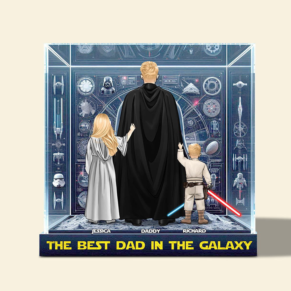 Best Dad Ever Acrylic Plaque Personalized Gifts For Dad 04Ohdt120525 - Image 3
