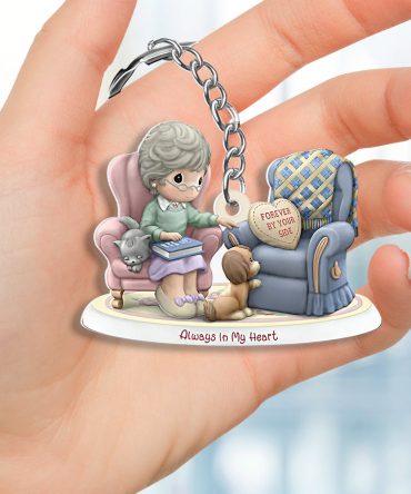 Personalized Gifts For Heaven Couple Keychain 02Ohdt140125