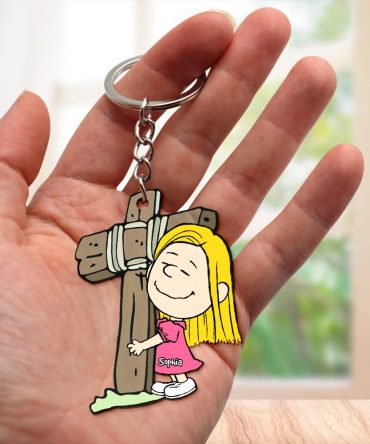 Personalized Gift For Christian Keychain 02Qhqn141224Hg Love God Reels