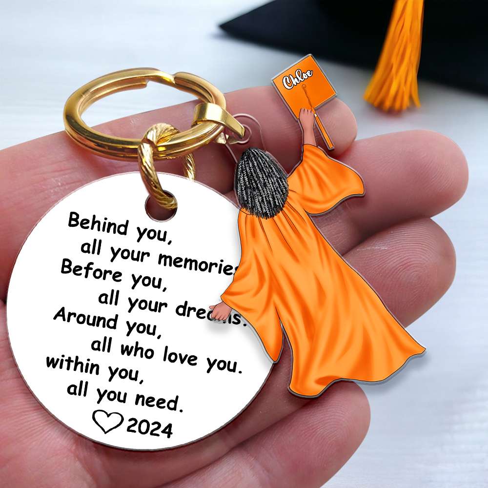 Personalized Gifts For Graduation Tag Keychain 02Acdt131224Tm - Image 3