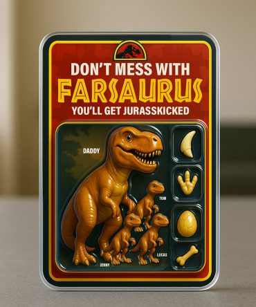 Jurasskicked Dinosaur Dad Acrylic Plaque Personalized Gifts For Dad 02Tgtn290425
