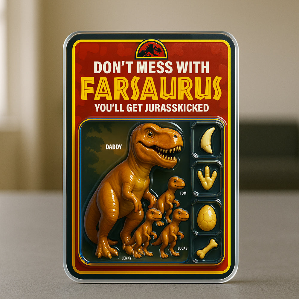 Jurasskicked Dinosaur Dad Acrylic Plaque Personalized Gifts For Dad 02Tgtn290425