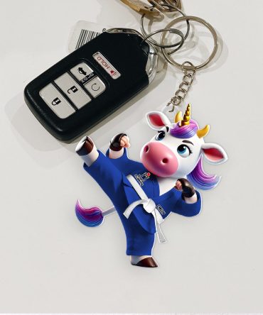 Personalized Gifts For Bigfoot Karate Keychain 03Ohpu040125