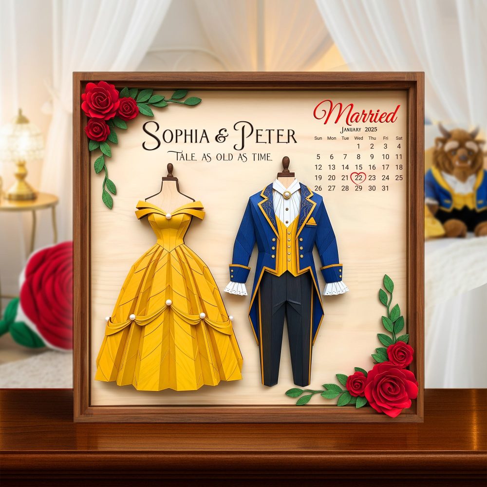 Dressed For Forever Acrylic Plaque - Personalized Married Gifts For Couple 02Nalu240625 - Image 2