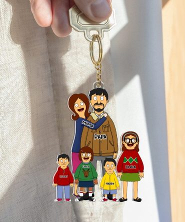 Personalized Gifts For Family Keychain 02Qhhu241224Hg