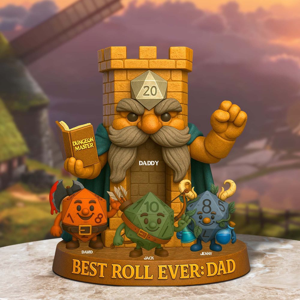Best Christmas Roll Ever Plaque – Personalized Gifts For Gamer Dad 02Natn050525 - Image 3