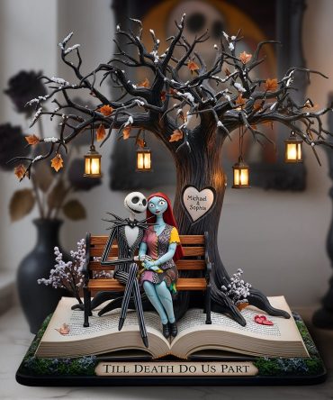 Haunted Couple Under The Lantern Tree Acrylic Plaque - Personalized Gifts For Couple 03Palu110725