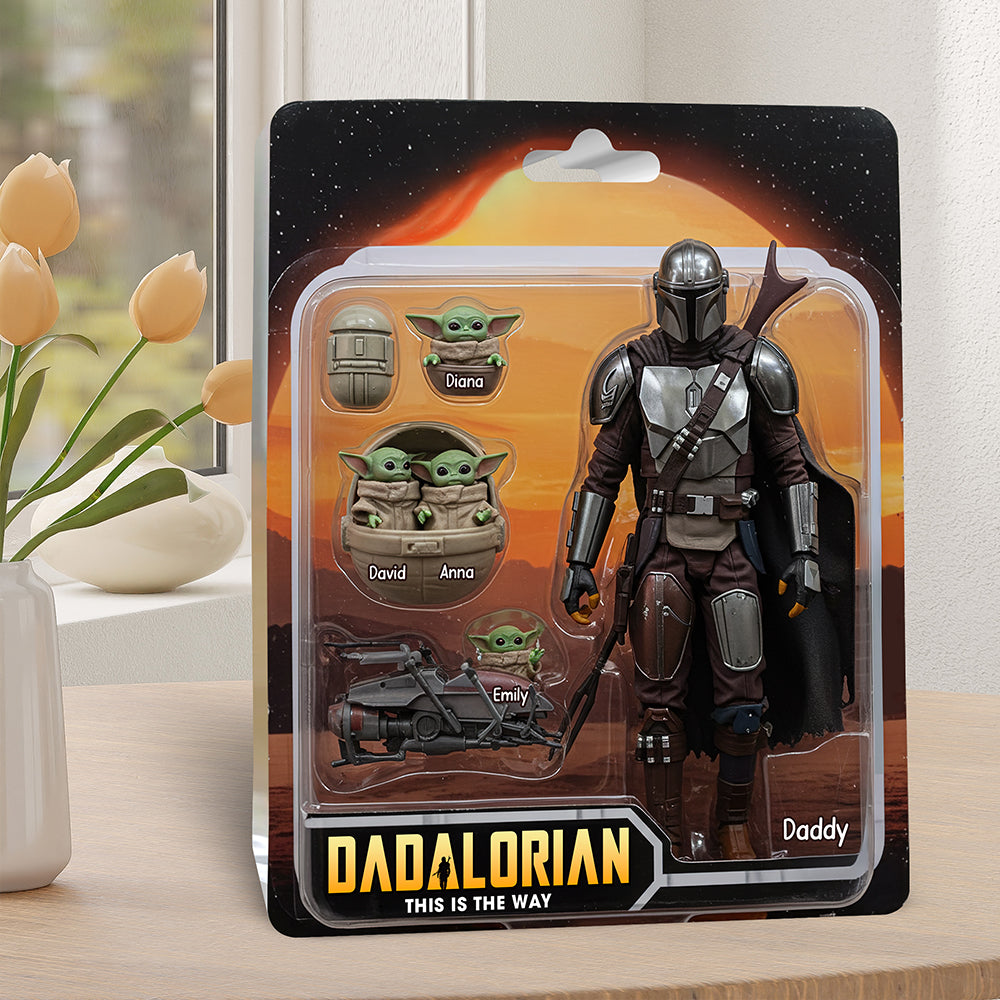 Personalized Gifts For Dad Acrylic Plaque, Best Dad In The Galaxy 03Qhqn290425 - Image 3