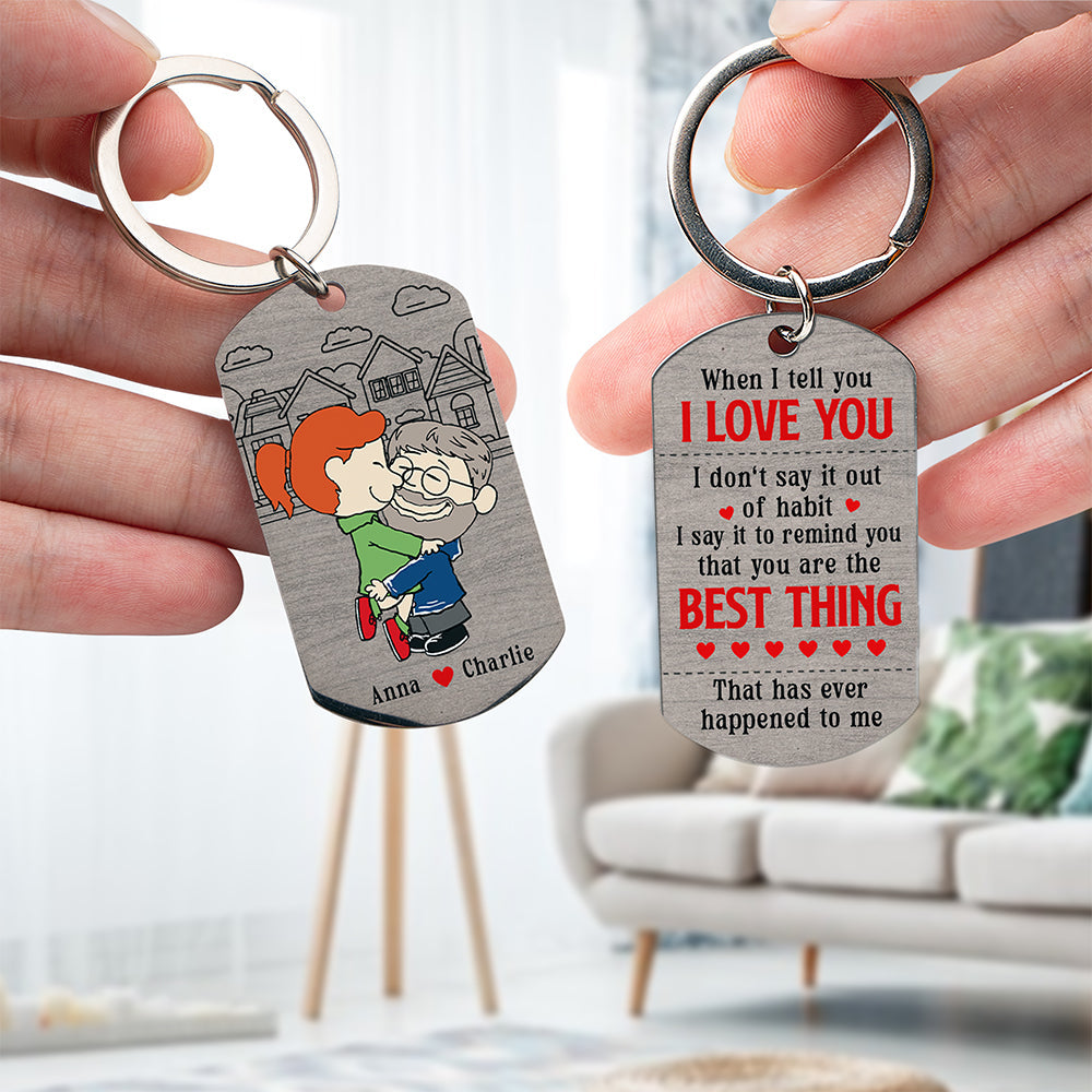 Personalized Gifts For Couple Keychain 05Xqqn101224Hg - Image 3