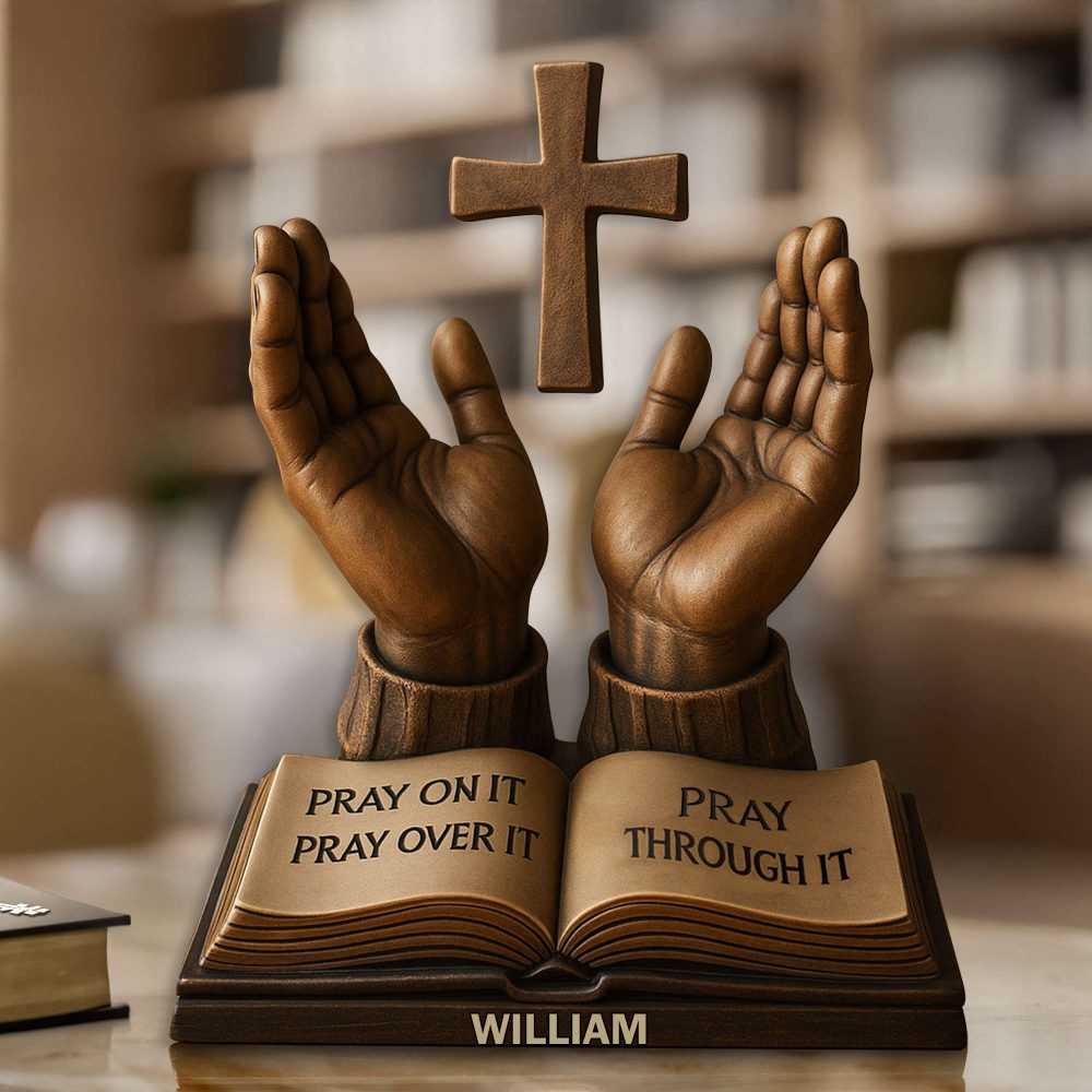 Held In His Hands Acrylic Plaque - Personalized Gifts For Christian 04Tolu160725 - Image 4