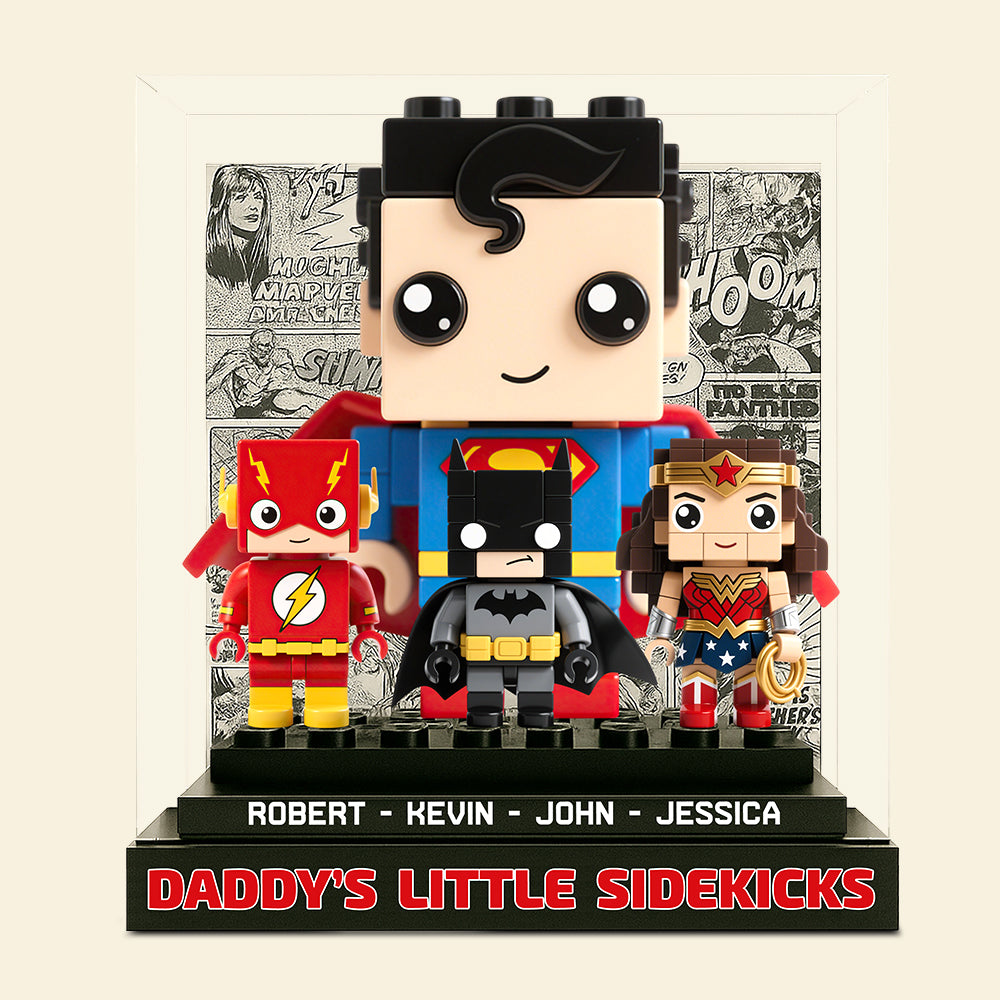 Daddy'S Little Sidekicks Acrylic Plaque Personalized Christmas Gifts For Dad 04Nadt240525 - Image 3