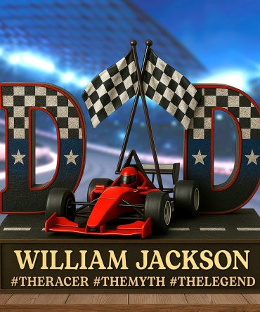 Racing Dad Acrylic Plaque - Personalized Gifts For Dad 05Qhqn090525