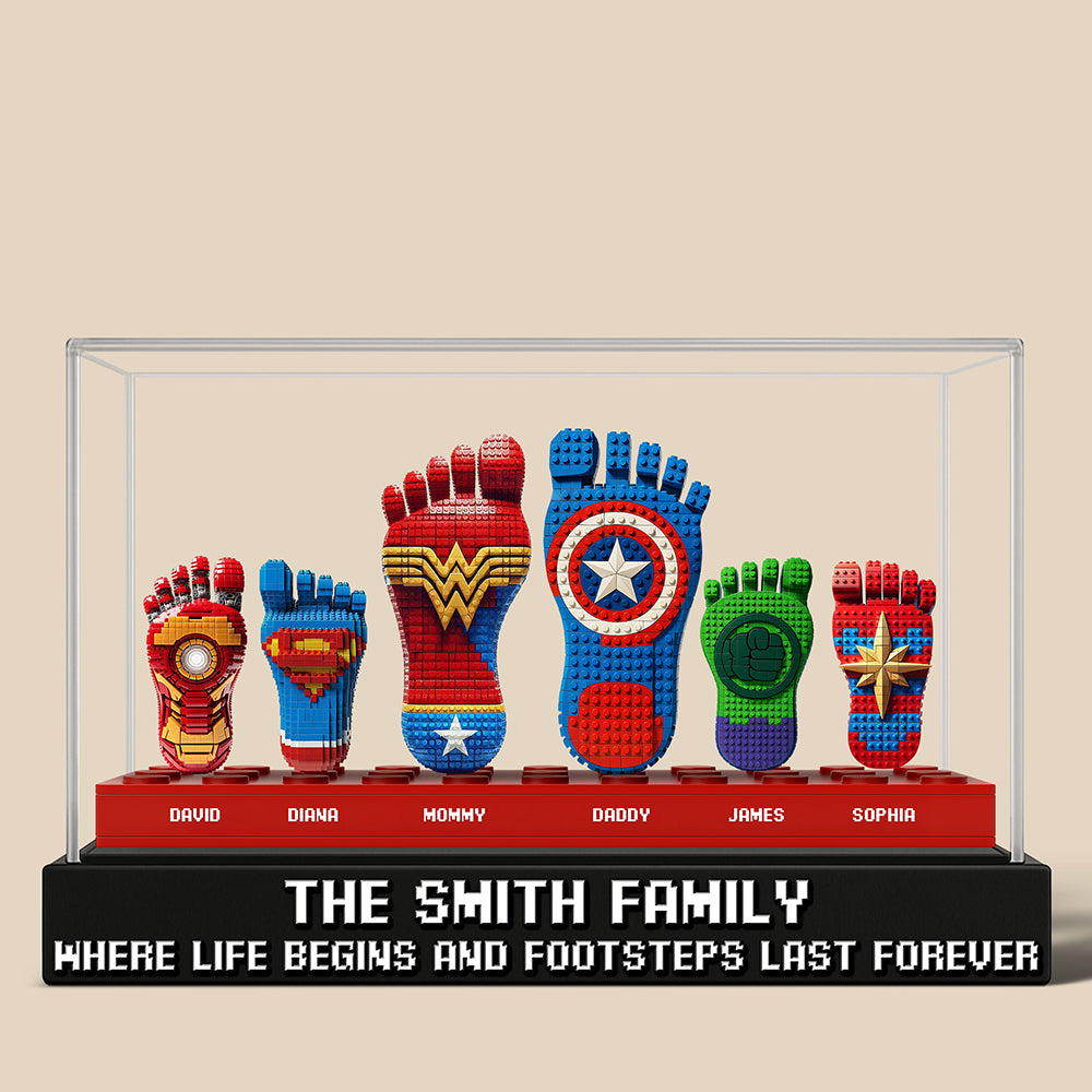 Super Foot Family Acrylic Plaque Personalized Gifts For Family 01Ohqn240525 - Image 2