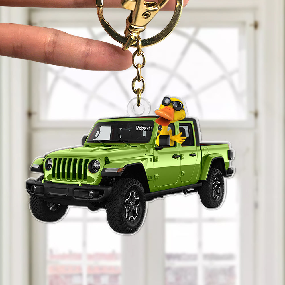 Happy Ducks Keychain - Personalized Gifts For Off-Road Lovers 02Qhqn281224 - Image 3