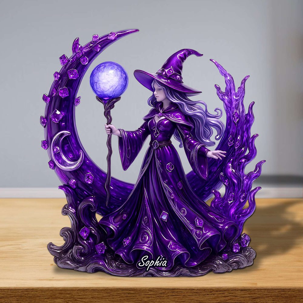 Witch Acrylic Plaque - Personalized Gifts For Witch Lover 04Ohtn080525 - Image 3