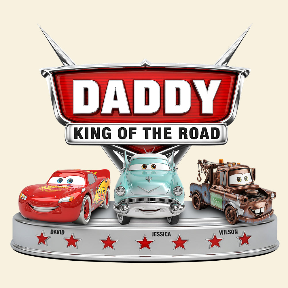King Of The Road Acrylic Plaque Personalized Gifts For Dad 02Ohdt280525 - Image 3
